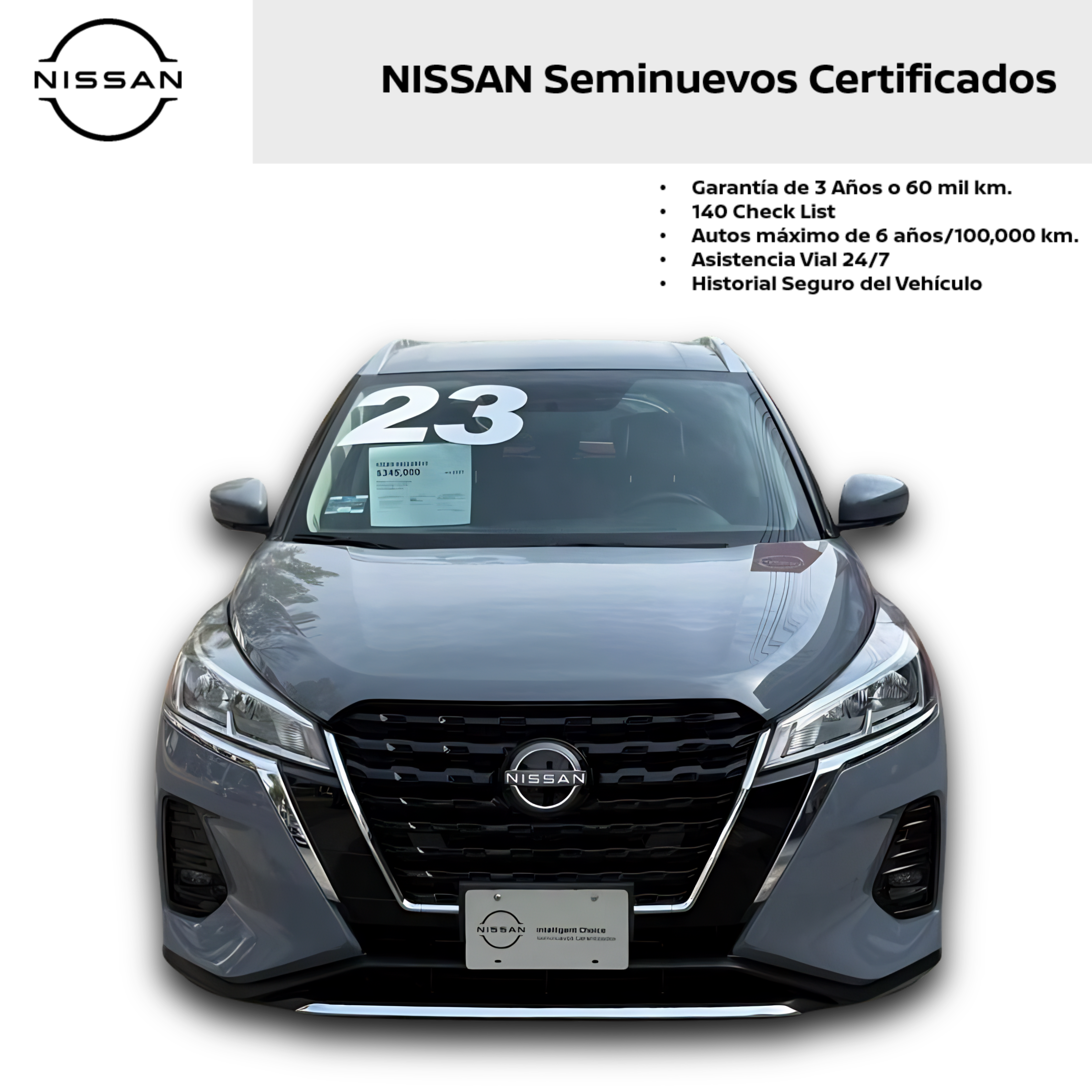 2023 Nissan KICKS 5 PTS EXCLUSIVE 16L TA AAC AUT PIEL GPS RA-17