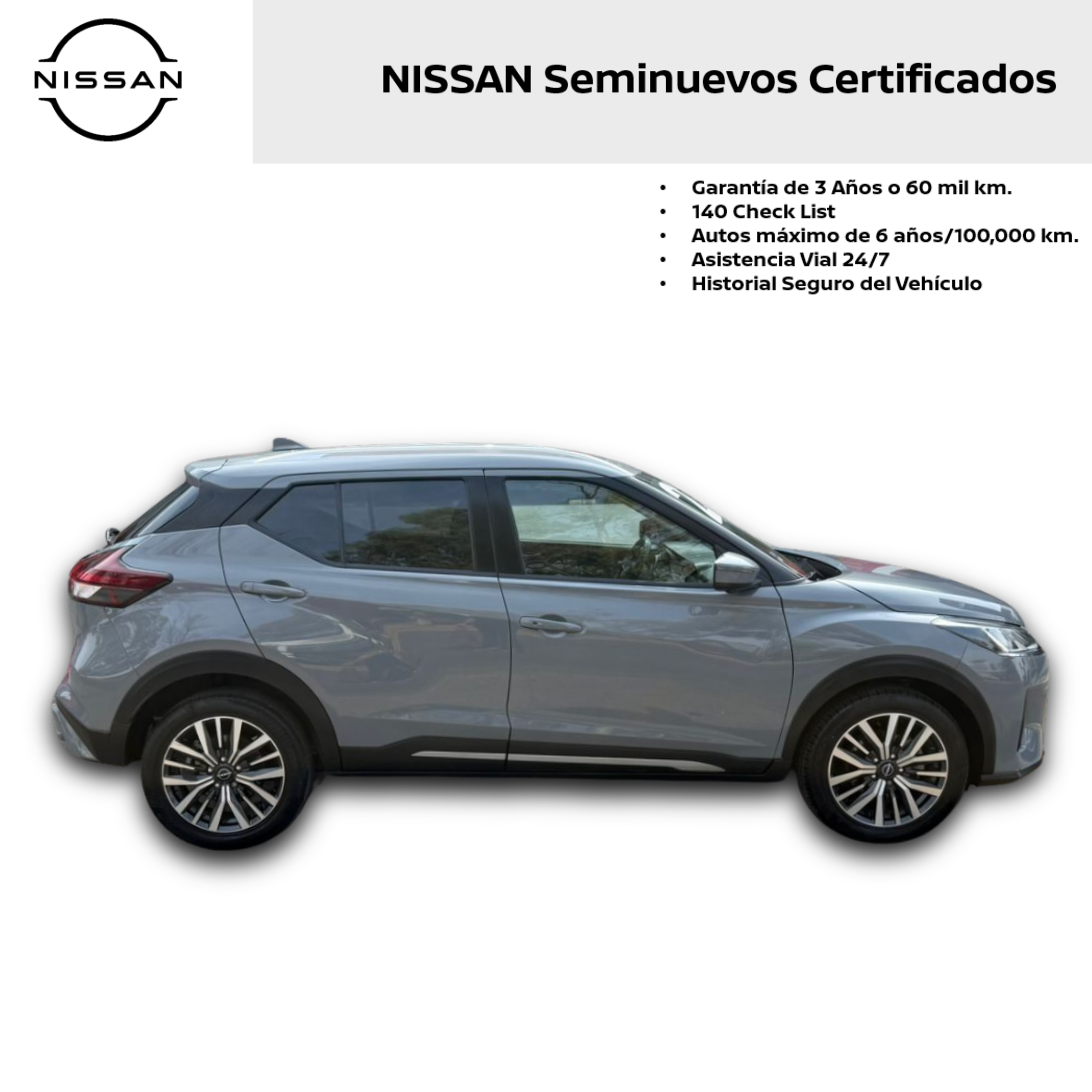 2023 Nissan KICKS 5 PTS EXCLUSIVE 16L TA AAC AUT PIEL GPS RA-17
